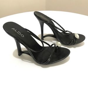 Aldo Fearless Kouga Strappy Black heels